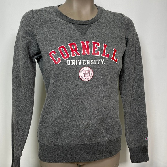 Cornell University Champion Gray Terry Sweatshirt Women's SMALL - Picture 6 of 9